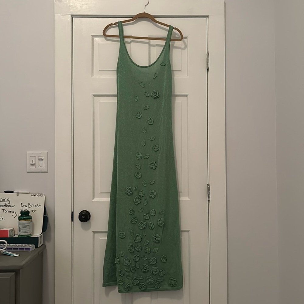 Green mermaid dress